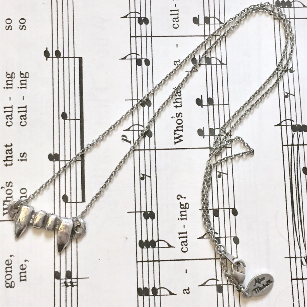 ALISA MICHELLE Artisan FANGS Necklace Silver